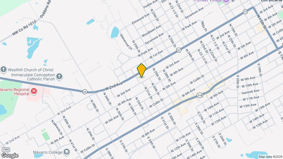2118 W 3rd Ave Mapa y Detalles de la Ubicación