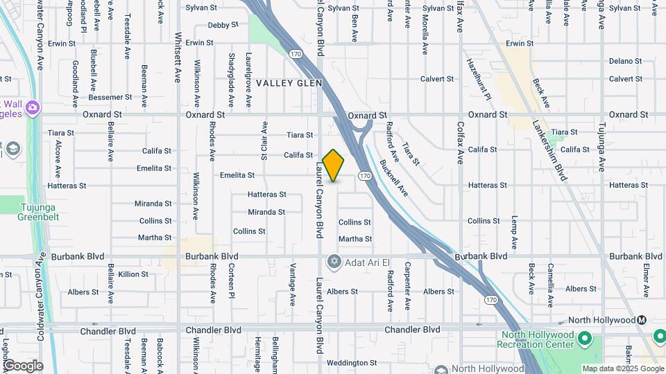 5811 Agnes Ave Map and Location Details