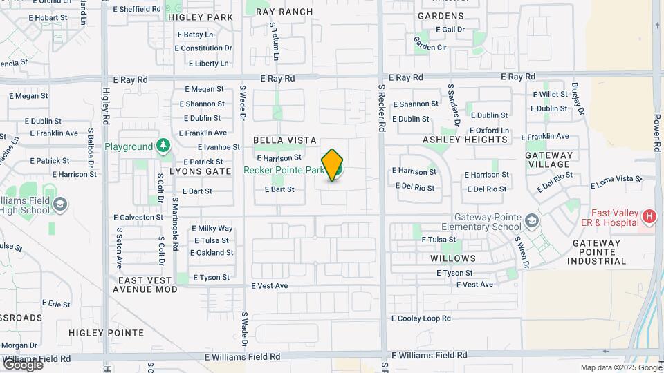 3862 E Bart St Map and Location Details