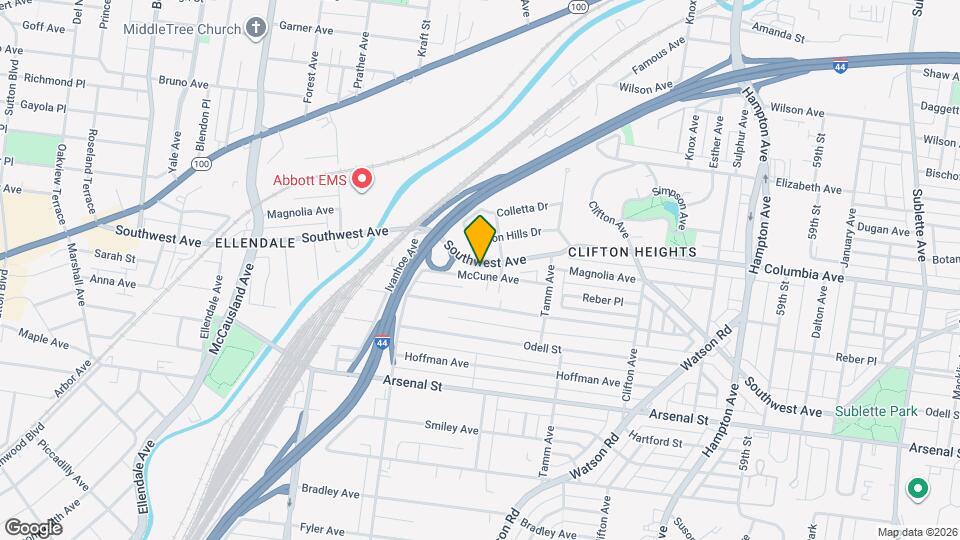 6540 Southwest Ave Map and Location Details