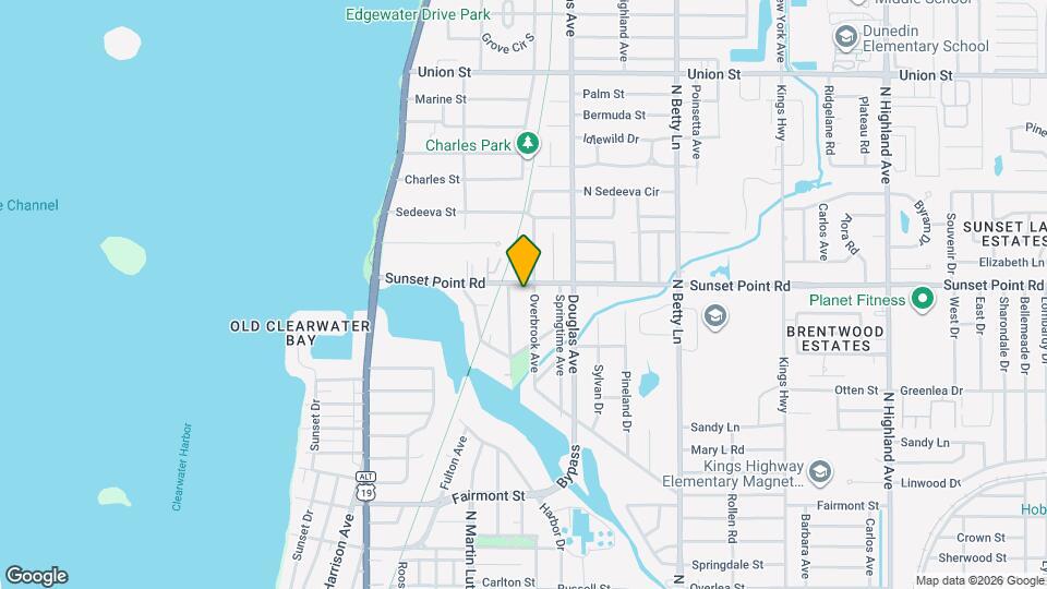 1141 Sunset Point Rd Map and Location Details