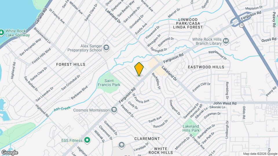 2223 Forest Oaks Dr Map and Location Details
