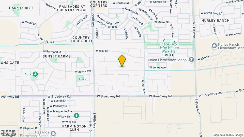 9637 W Agora Ln Map and Location Details
