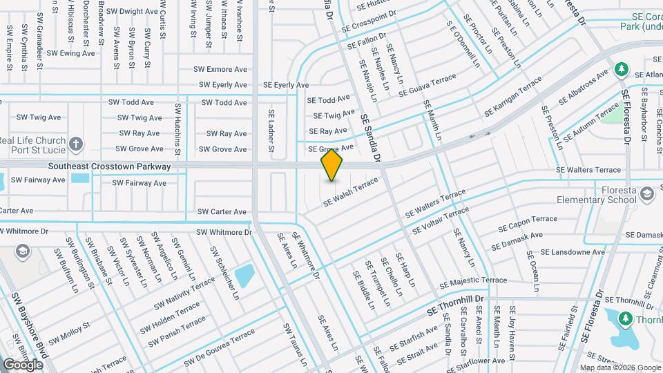 1566 SE Sutton St Mapa y Detalles de la Ubicación