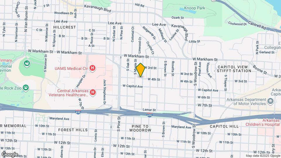 402 S Valentine St Map and Location Details