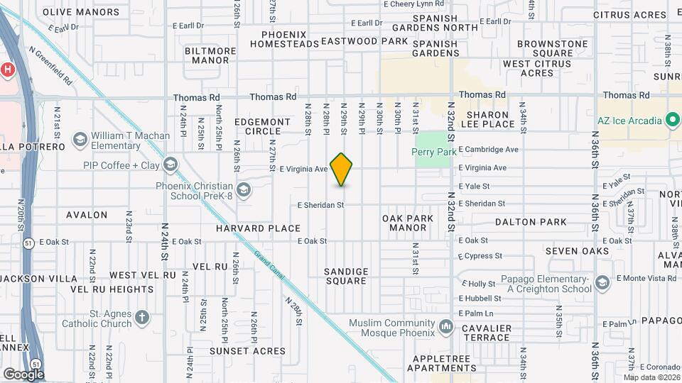 2520 N 29th St Mapa y Detalles de la Ubicación