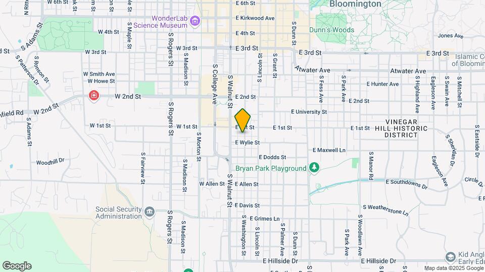 610 S Washington St, Unit A Map and Location Details