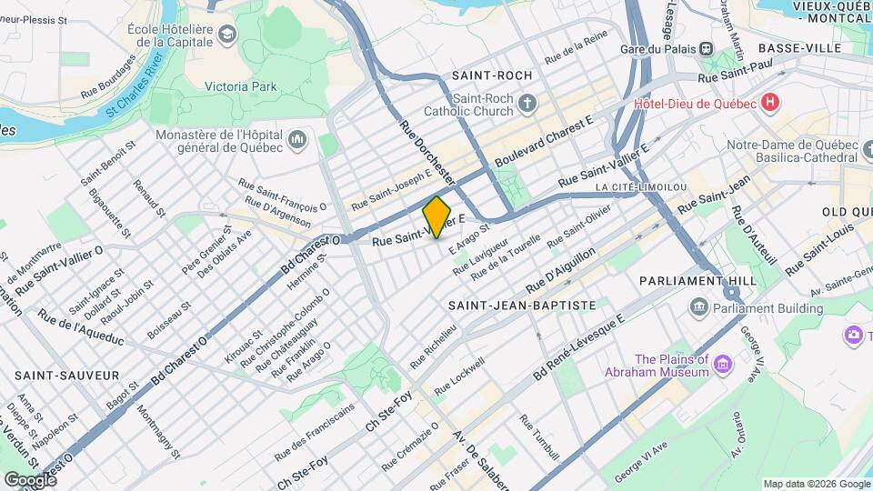 540 Des Voltigeurs Rue Map and Location Details