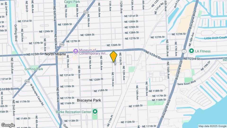 12290 NE 11th Ct Mapa y Detalles de la Ubicación