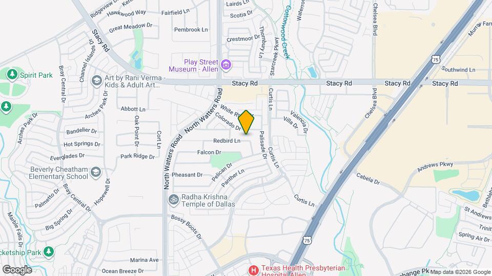 910 Redbird Ln Map and Location Details