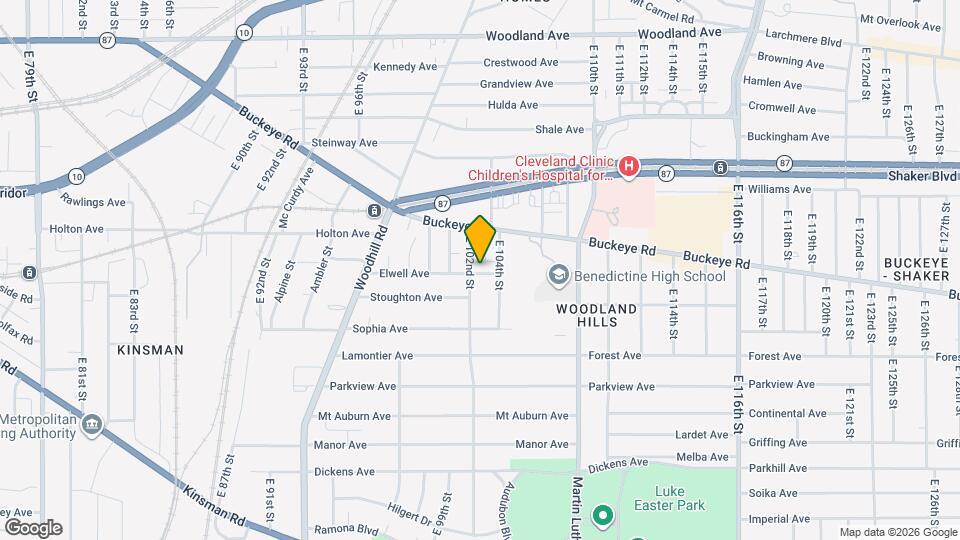 10209 Elwell Ave Map and Location Details