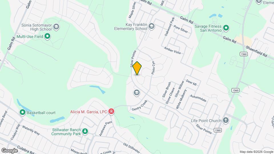 8634 Shady Mountain Map and Location Details