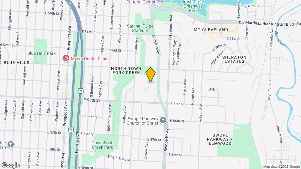 3473 E 54 St Mapa y Detalles de la Ubicación