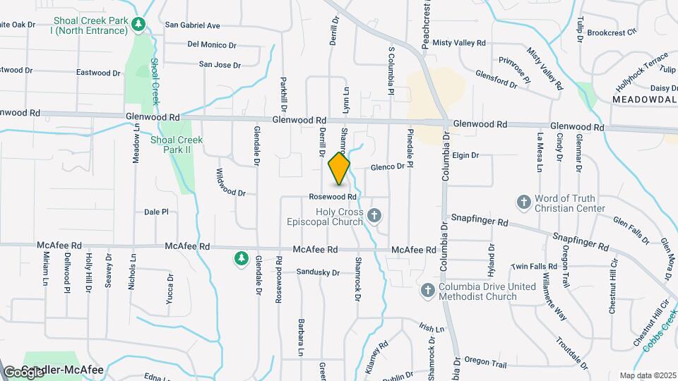 1847 Rosewood Rd Map and Location Details