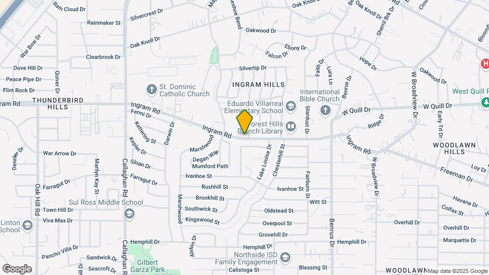 5415 Ingram Rd Map and Location Details