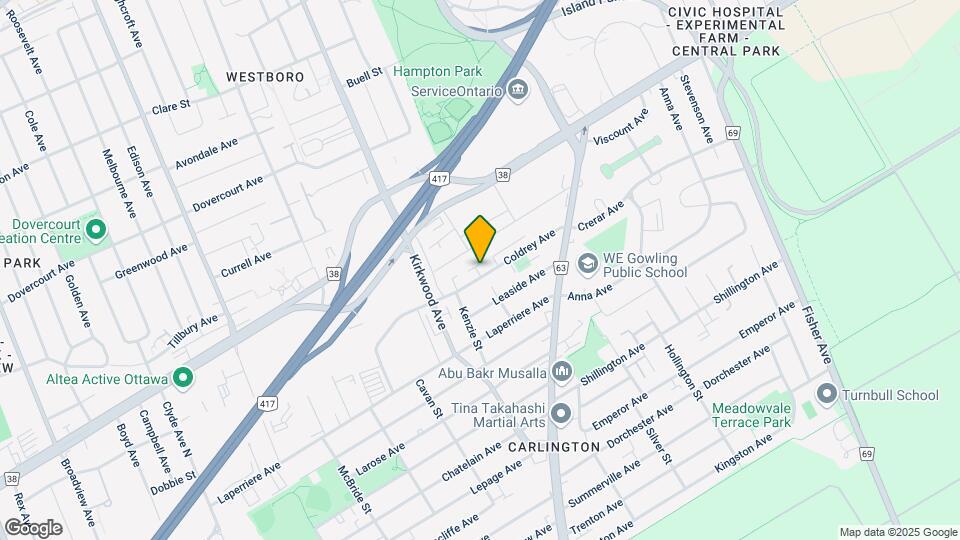1327 Coldrey Ave Map and Location Details