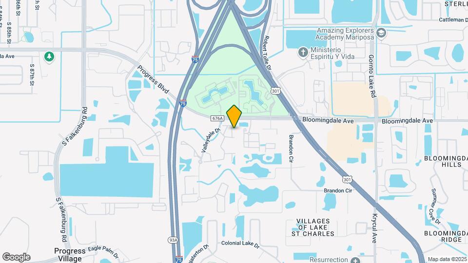 9621 Lakedale Way Map and Location Details