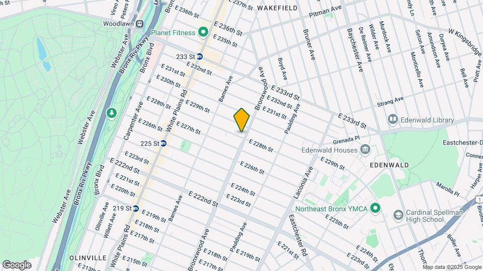 873 E 228th St Mapa y Detalles de la Ubicación