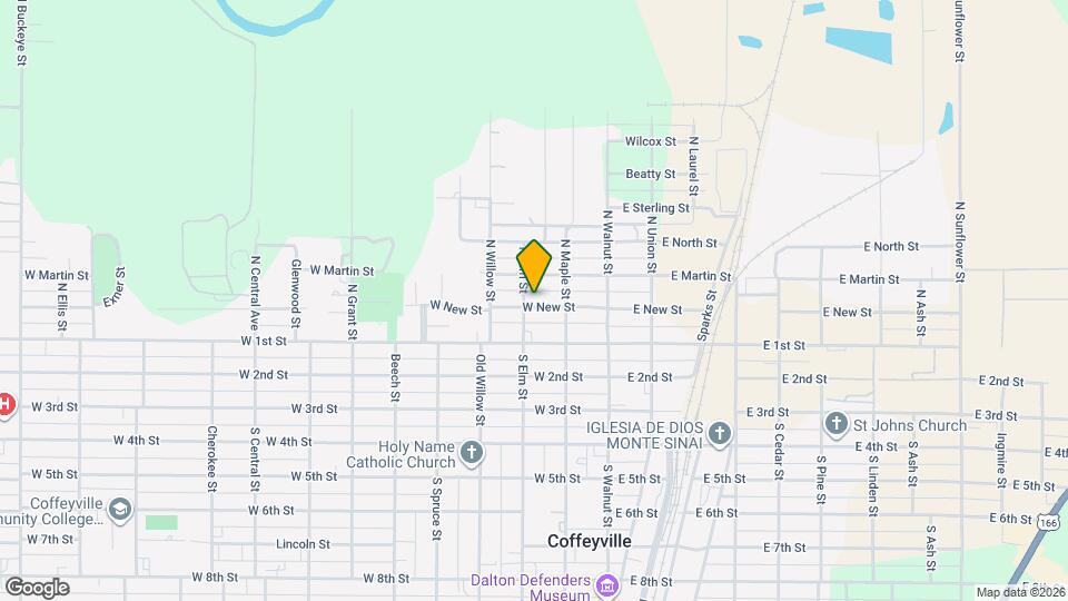 214 W New St Map and Location Details