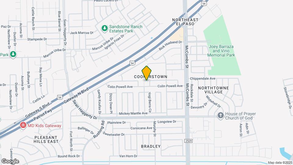 11008 Rogers Hornsby St Map and Location Details