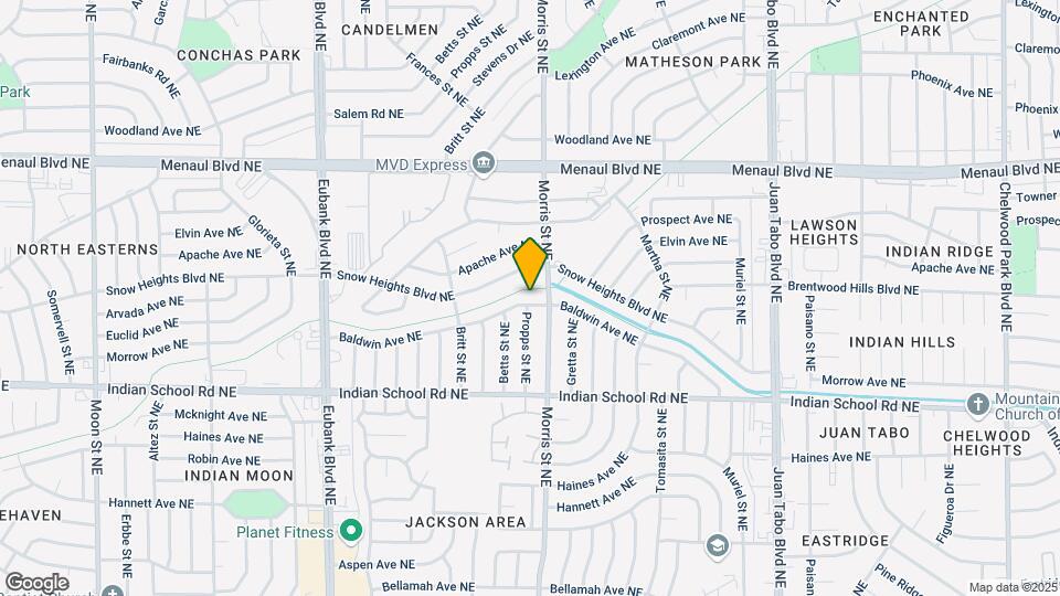 10901 Baldwin Ave NE Map and Location Details