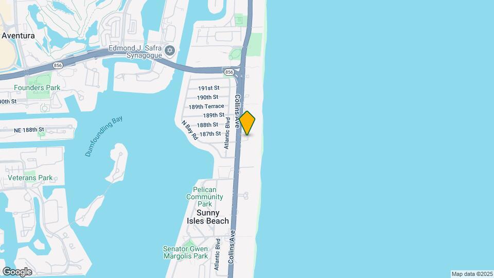 18671 Collins Ave Map and Location Details