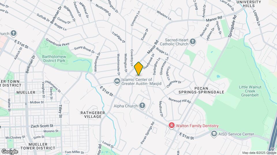 2910 Pecan Springs Rd Map and Location Details