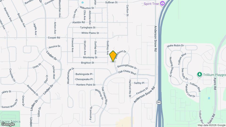 913 Buckhurst Dr Map and Location Details