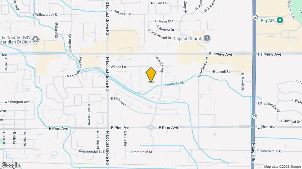 Pine 43 Map and Location Details