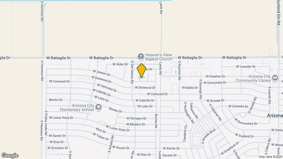 13185 S Altura Ln Map and Location Details