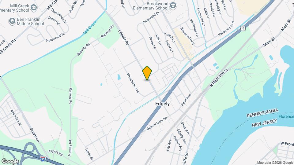 1819 Edgely Rd Map and Location Details