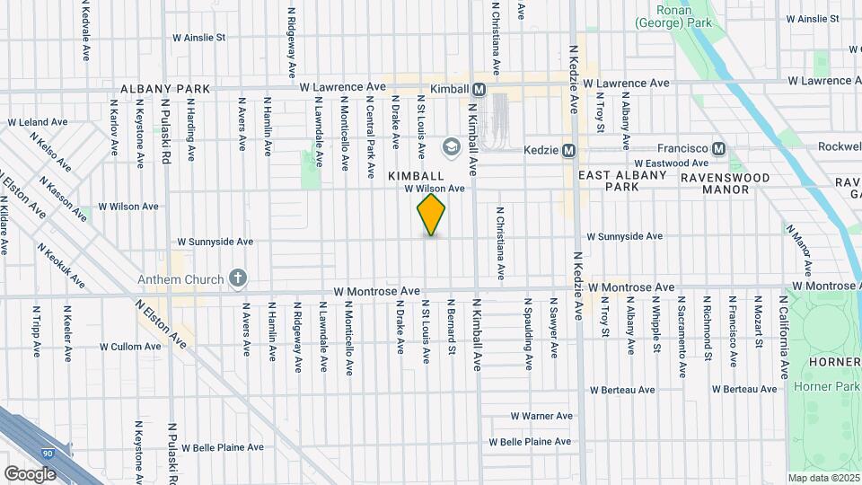 4457 N Saint Louis Ave Map and Location Details