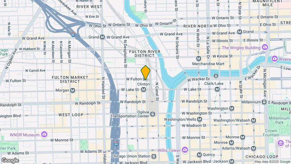 226 N Clinton St Map and Location Details