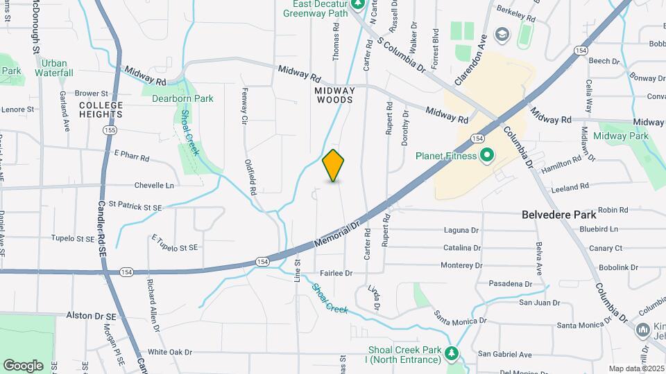 1435 Thomas Rd Map and Location Details