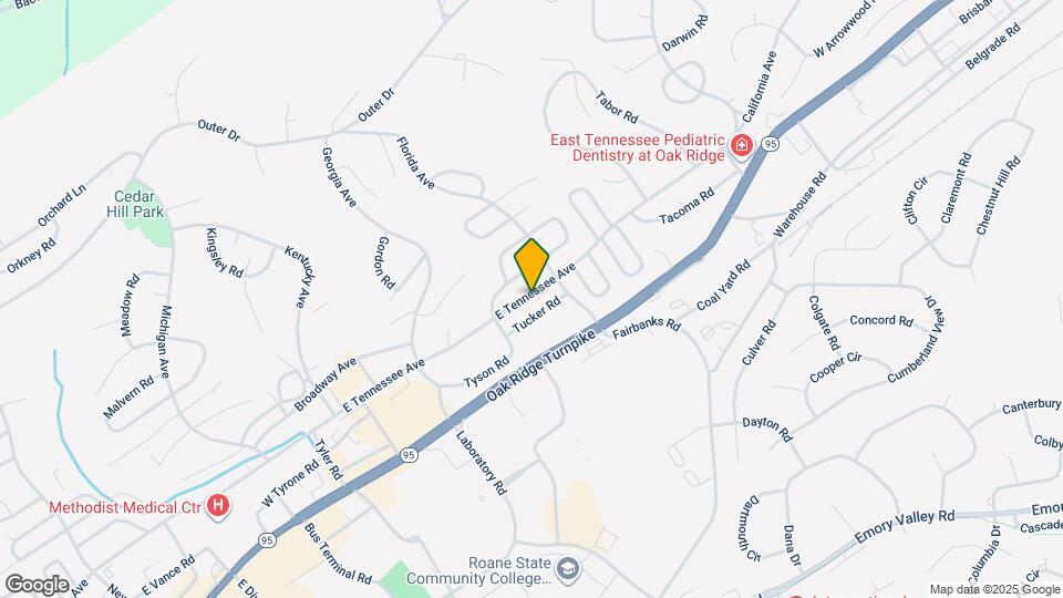 208 E Tennessee Ave Map and Location Details