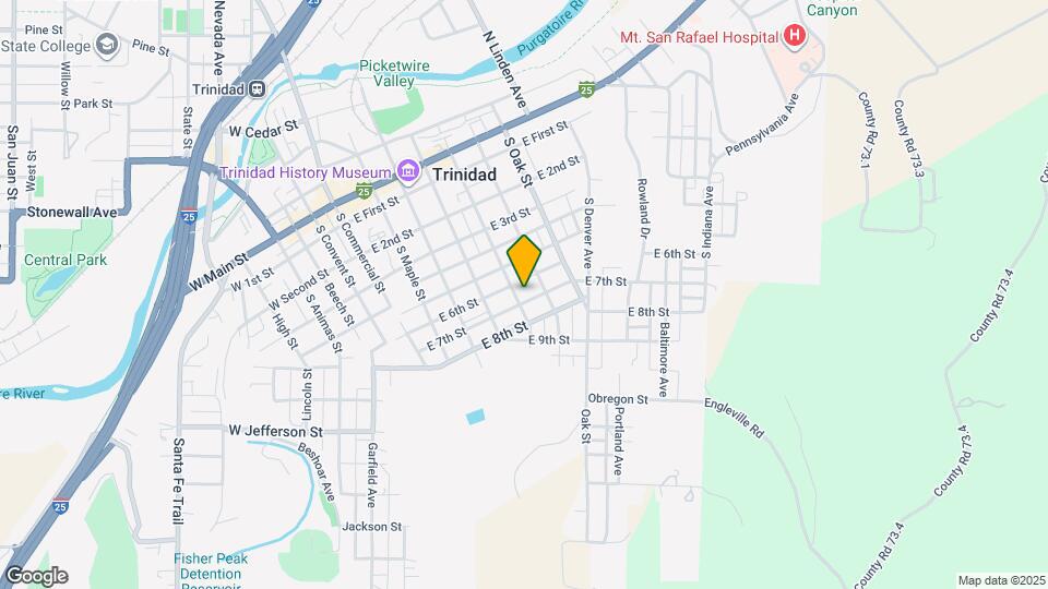 505 E 7th St Map and Location Details