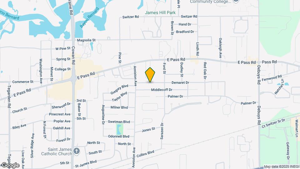 2316 Demaret Dr Map and Location Details