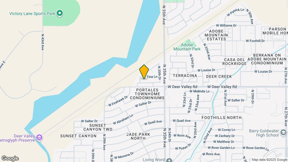 3606 W Via Del Sol Dr Mapa y Detalles de la Ubicación