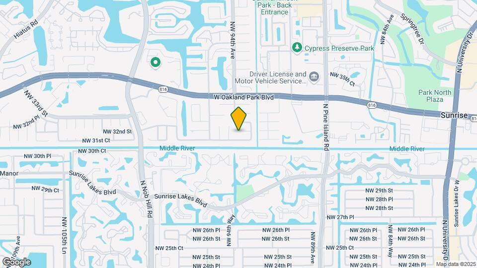 9340 NW 32nd St Map and Location Details