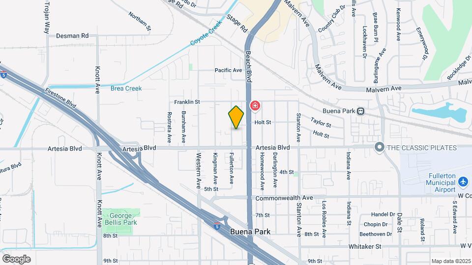 5902 Fullerton Ave Map and Location Details