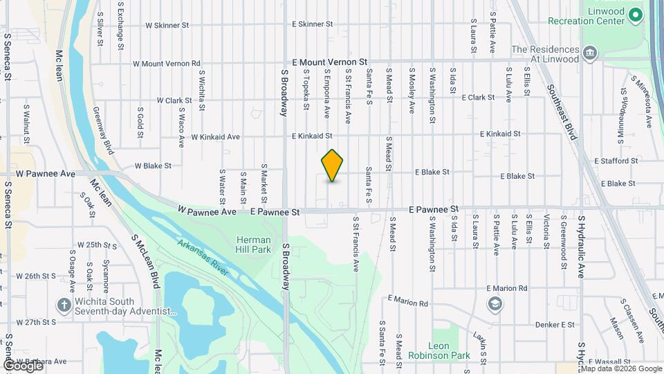 2322 S Emporia St Map and Location Details