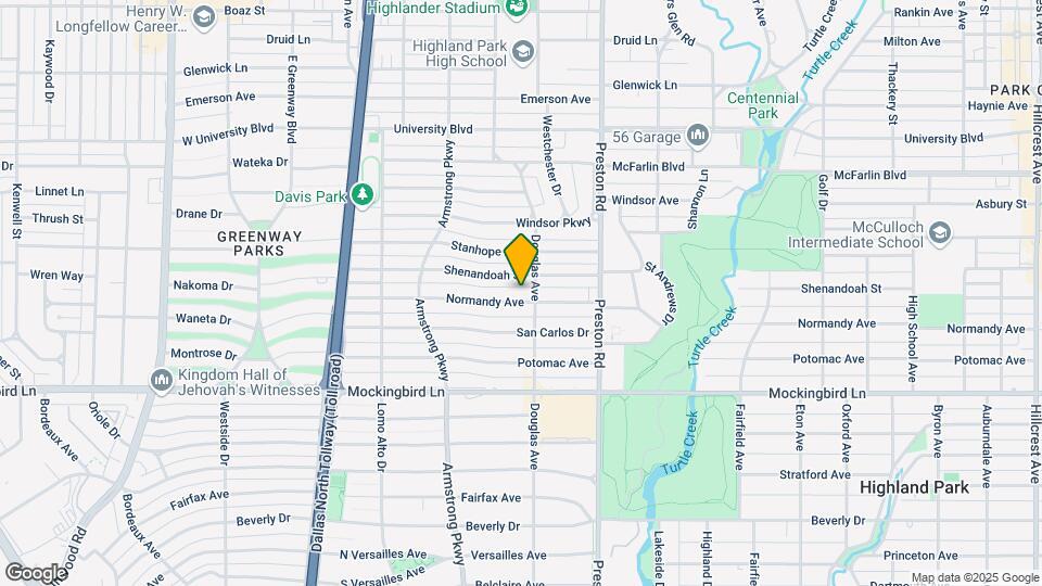 4208 Normandy Ave Map and Location Details