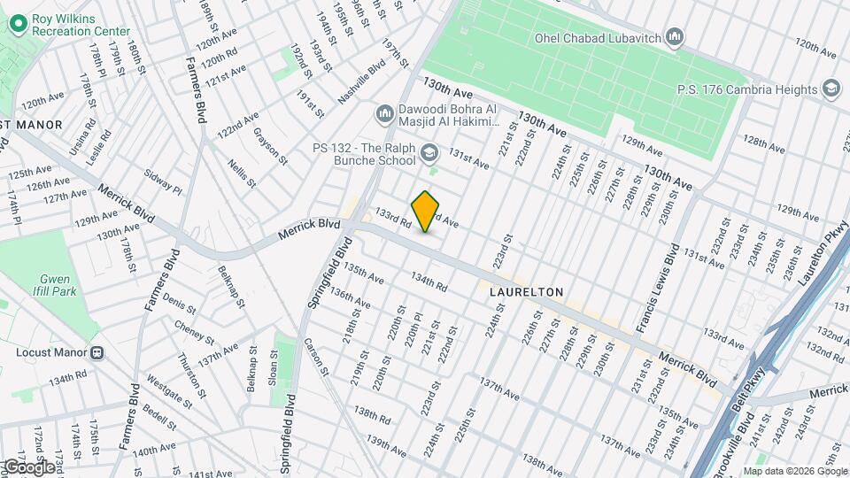 218-36 133rd Rd Mapa y Detalles de la Ubicación