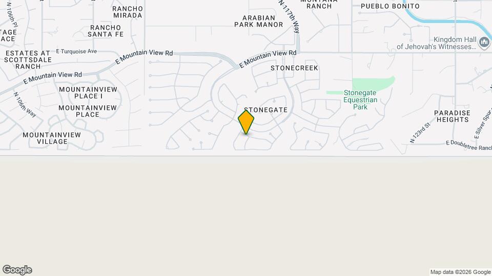 9148 N 115th Way Map and Location Details