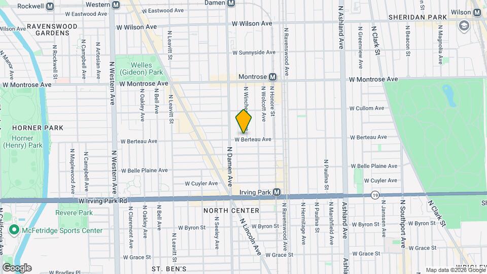 4202 N Winchester Ave, Unit 2 Map and Location Details