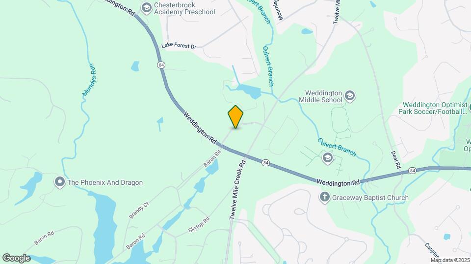 1222 Weddington Hills Dr Map and Location Details