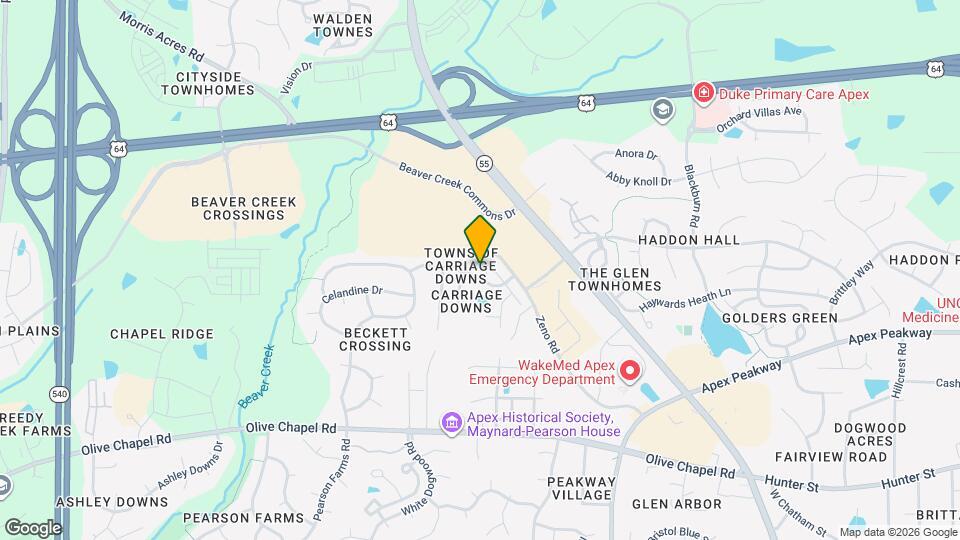 121 Watertree Ln Map and Location Details