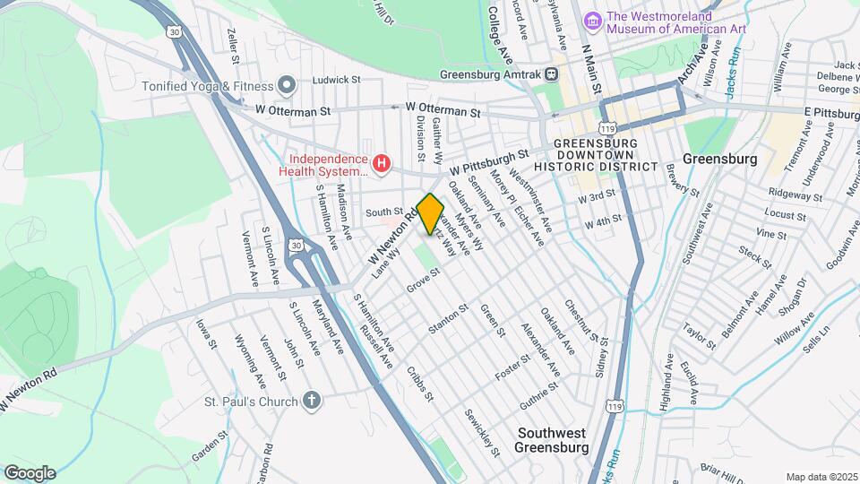 143 S Spring Ave Map and Location Details