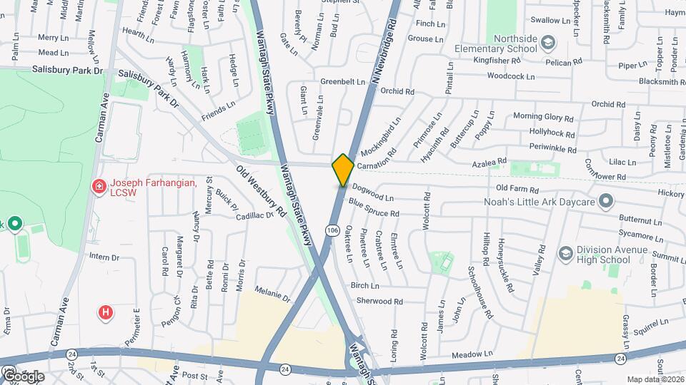 106 NY-106 Map and Location Details