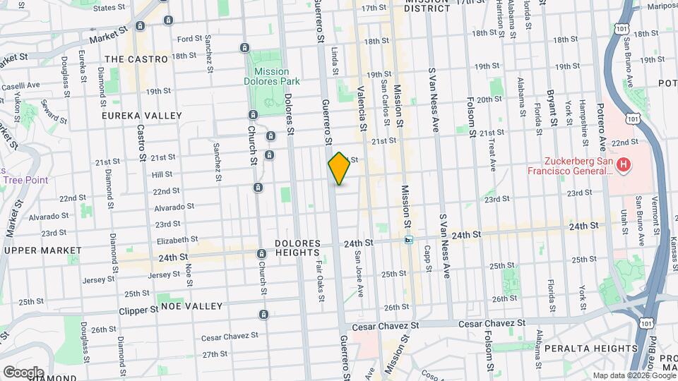 82 Alvarado St Map and Location Details
